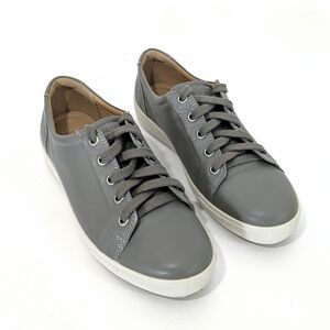 Hotter Brooke Casual Sneakers - Size 6.5 Womens - Grey Green